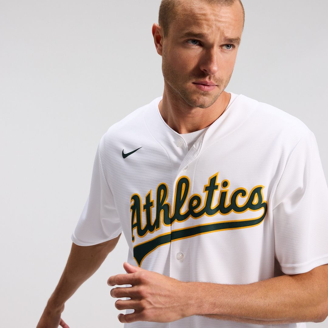 Athletics Nike Home Replica Team Jersey - White