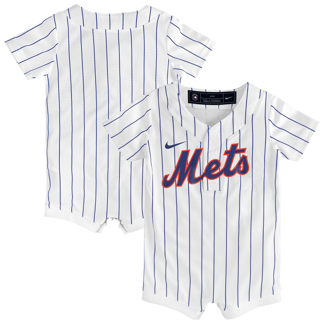 New York Mets Nike Infant Home Replica Romper Jersey - White