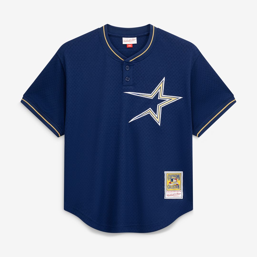 Billy Wagner Houston Astros Mitchell & Ness Authentic Batting Practice Jersey - Navy