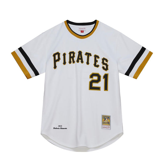 Roberto Clemente Pittsburgh Pirates Mitchell & Ness Cooperstown Collection Authentic Jersey - White