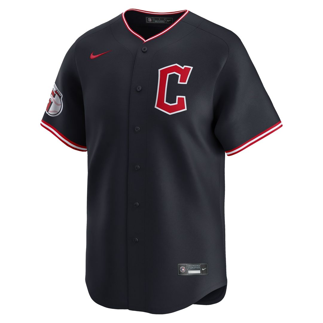 José Ramírez Cleveland Guardians Nike Alternate Limited Player Jersey - Navy
