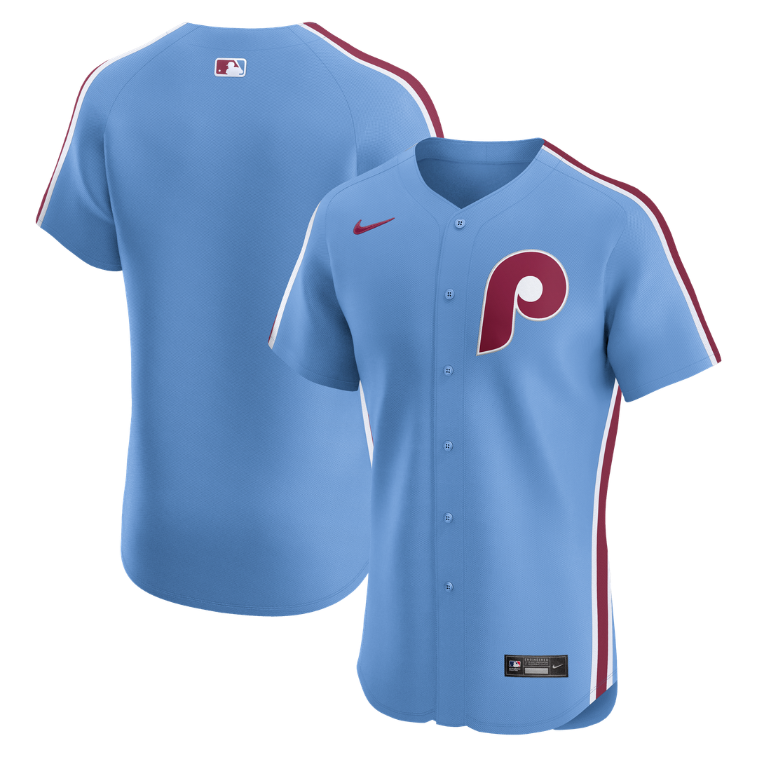 Philadelphia Phillies Nike Alternate Elite Jersey - Light Blue