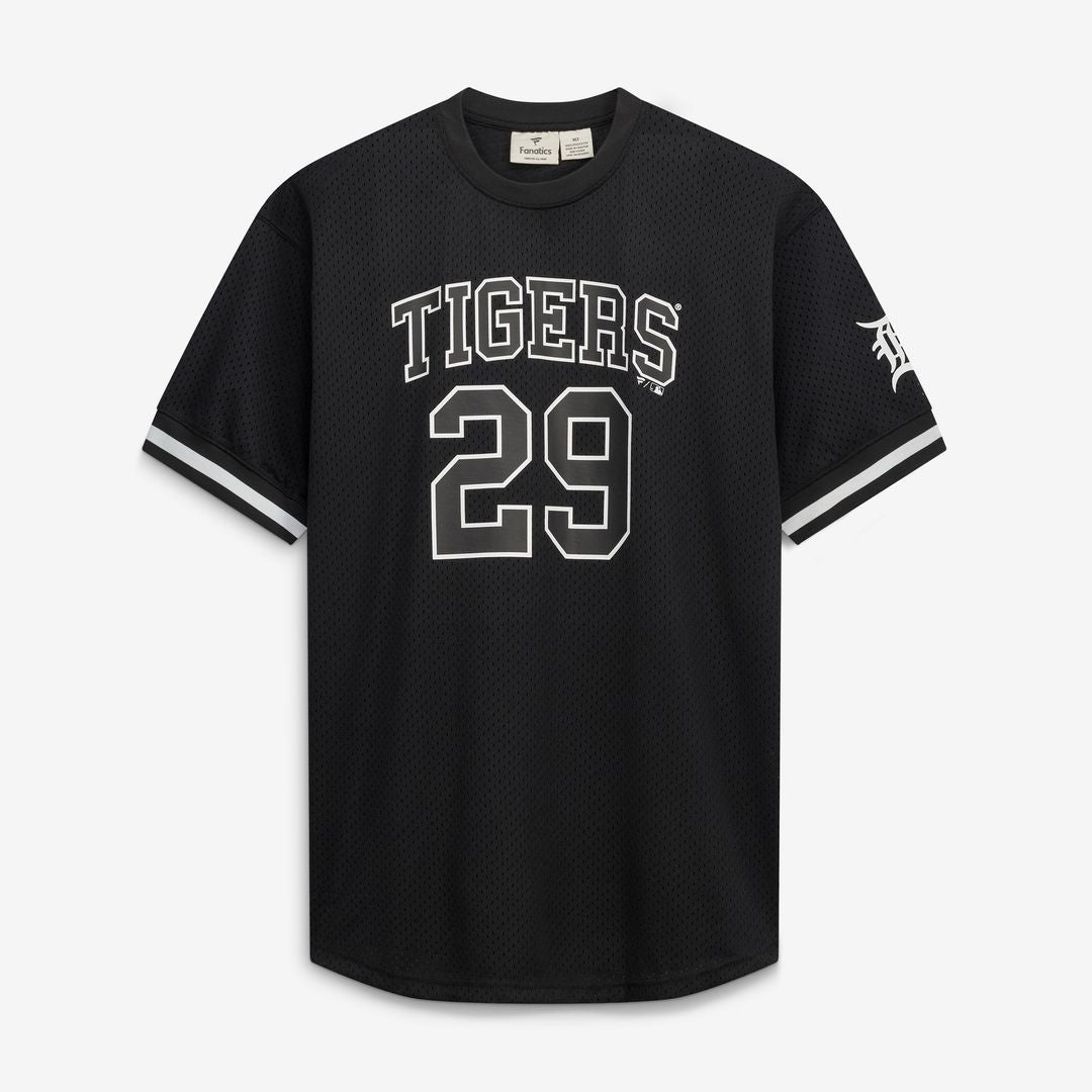 Tarik Skubal Detroit Tigers Fanatics Big & Tall Heavyweight Mesh Jersey - Black/White