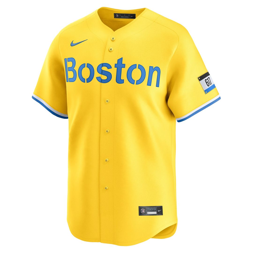 David Ortiz Boston Red Sox Nike City Connect Retired Player Jersey - Gold