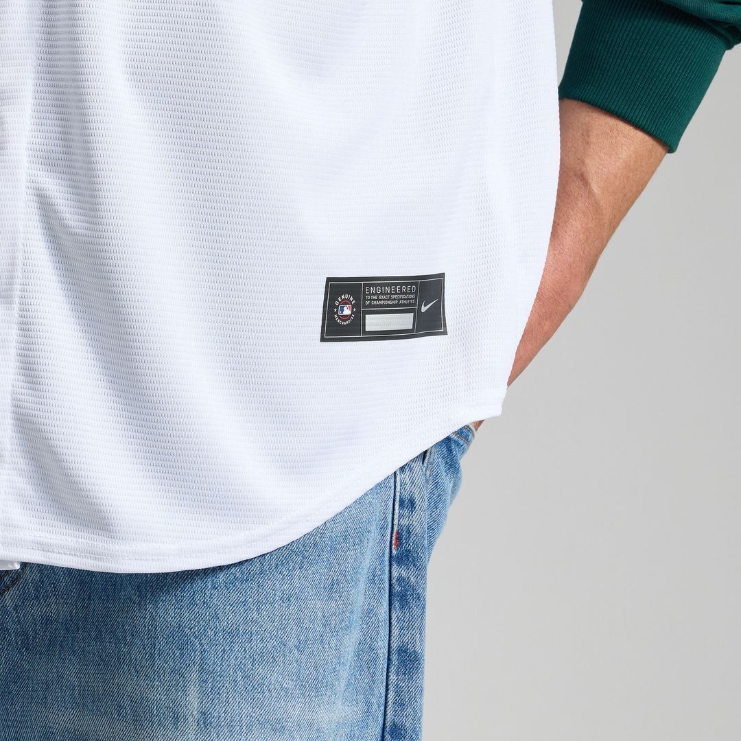 Nick Kurtz Athletics Nike Home Replica Jersey - White