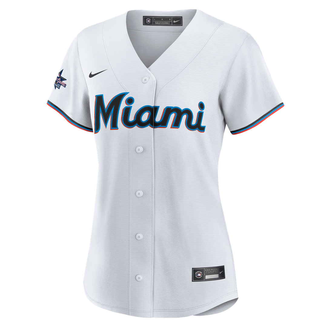 Miami Marlins Nike Women's Replica Team Jersey - White