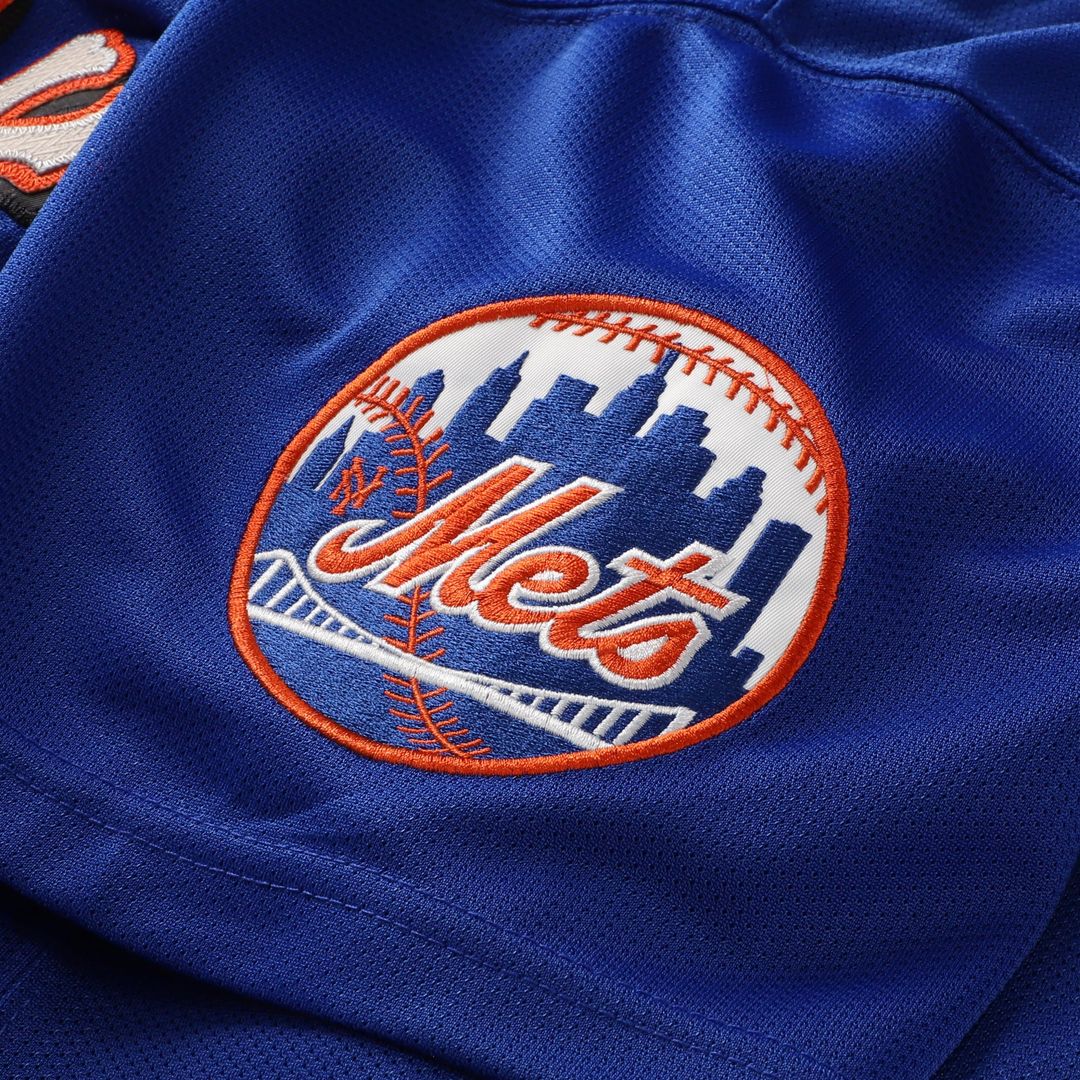 Mike Piazza New York Mets Mitchell & Ness Cooperstown Collection Mesh Batting Practice Button-Up Jersey - Orange