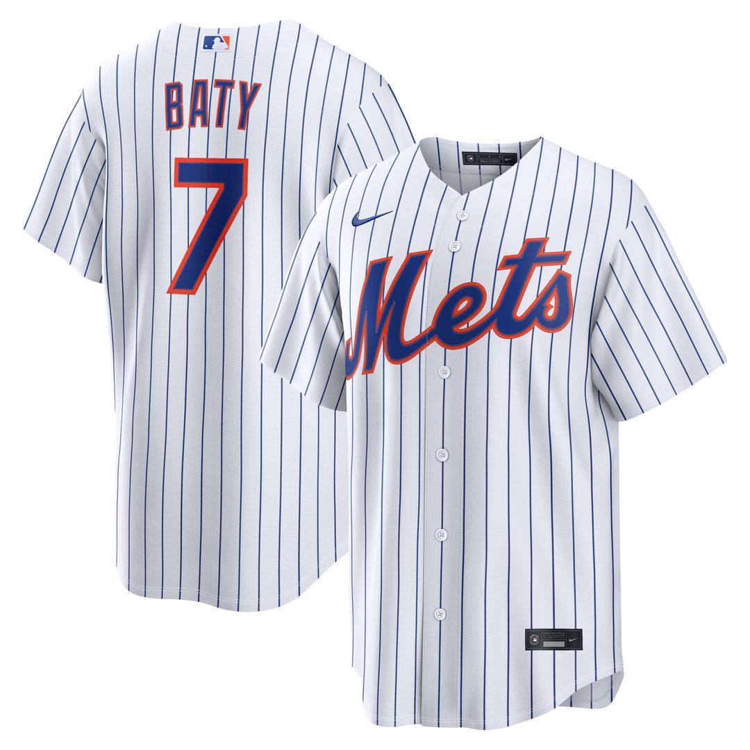 Brett Baty New York Mets Nike Home Replica Jersey - White