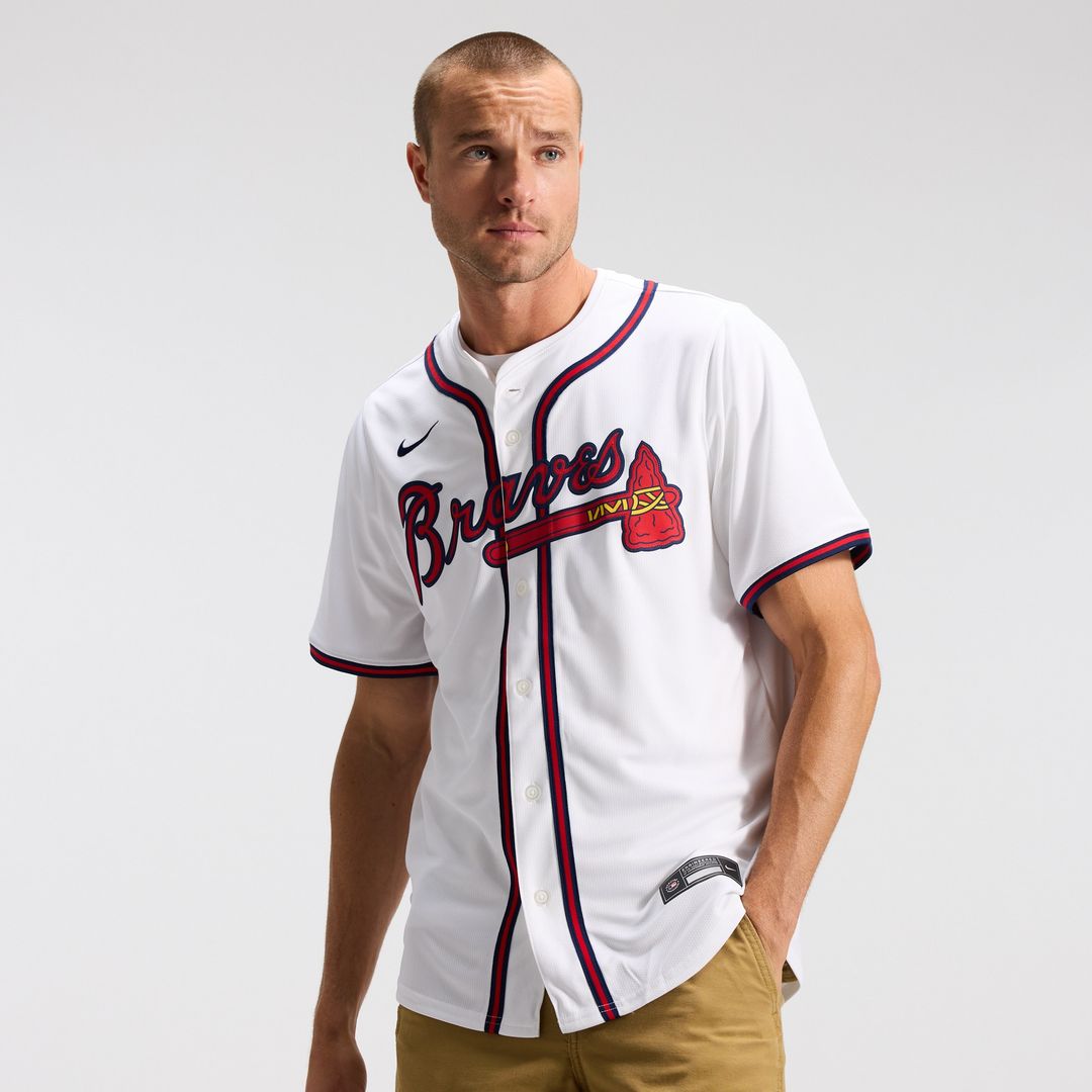 Atlanta Braves Nike Home Limited Jersey - White