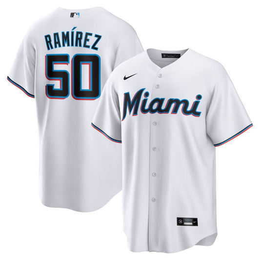 Agustín Ramírez Miami Marlins Nike Home Replica Jersey - White