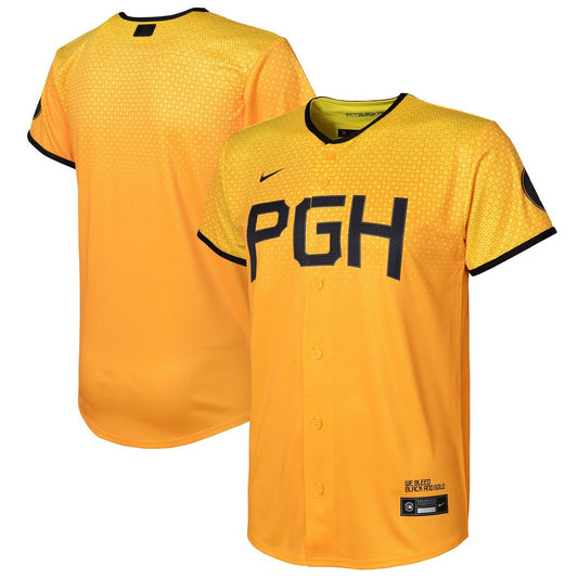 Pittsburgh Pirates Nike Toddler City Connect Replica Jersey - Gold