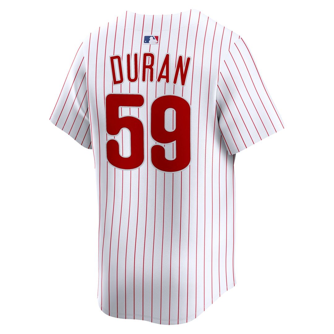 Jhoan Duran Philadelphia Phillies Nike Home Limited Player Jersey - White