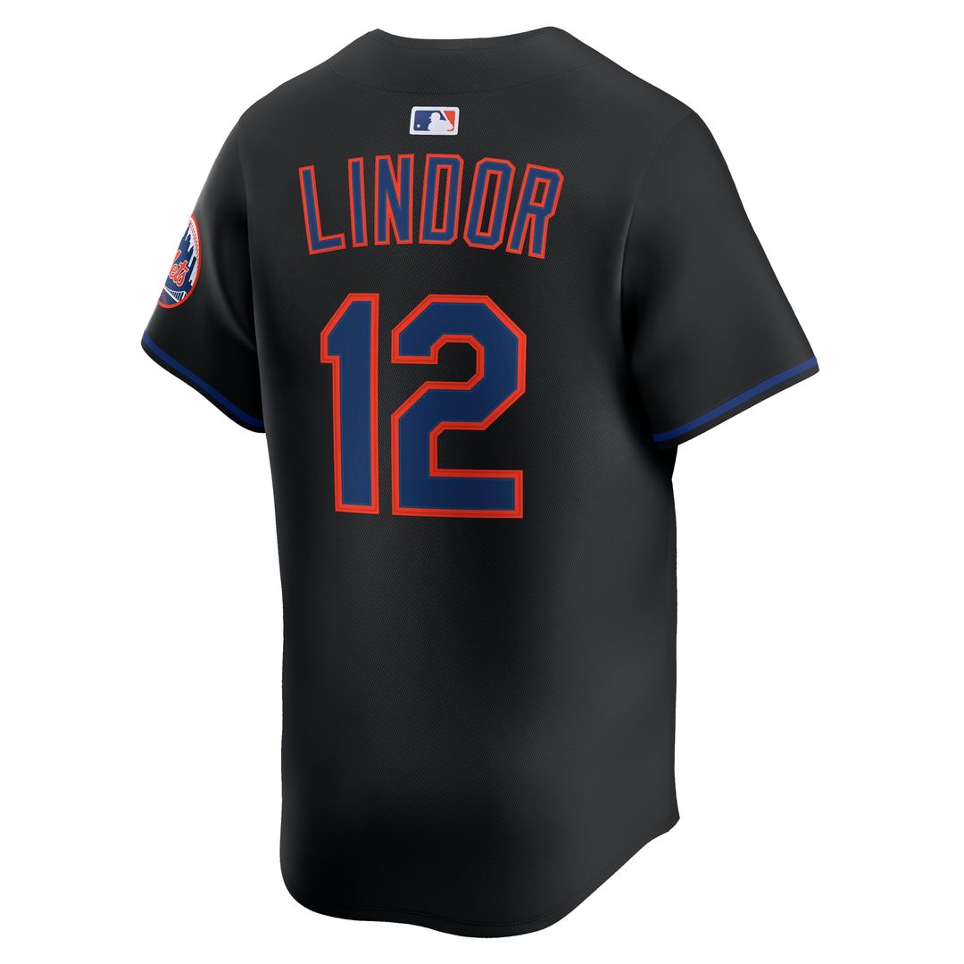 Francisco Lindor New York Mets Nike Road Limited Player Jersey - Gray