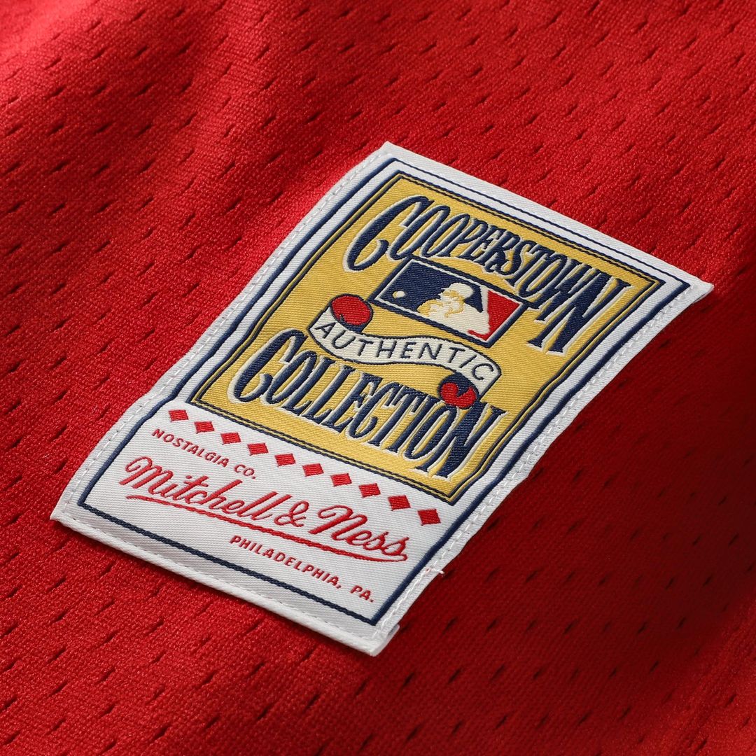 Johnny Bench Cincinnati Reds Mitchell & Ness Cooperstown Collection Big & Tall Mesh Batting Practice Jersey - Red