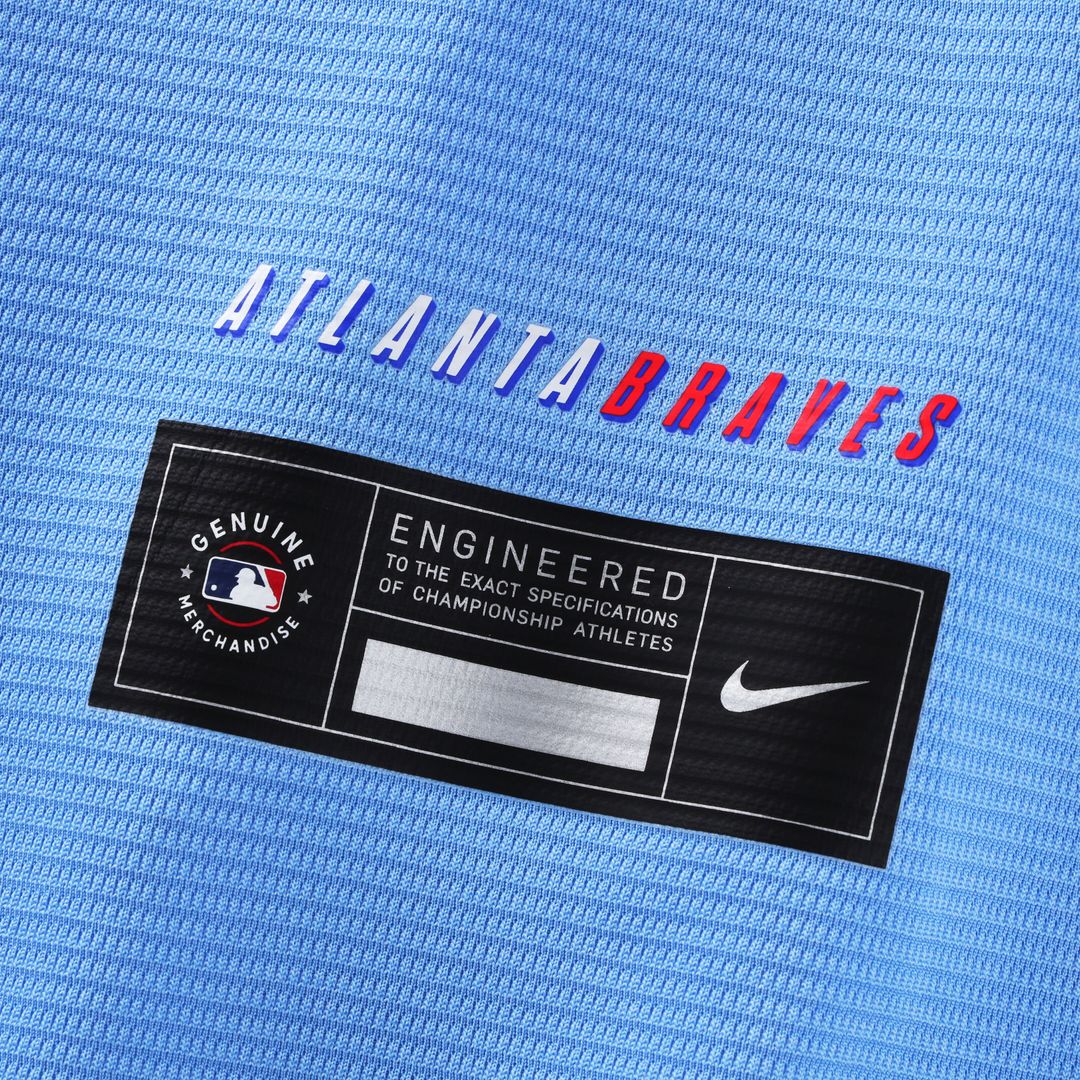 Ozzie Albies Atlanta Braves Nike 2026 City Connect Stadium Jersey - Powder Blue