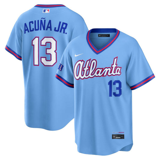 Ronald Acuña Jr. Atlanta Braves Nike 2026 City Connect Stadium Jersey - Powder Blue