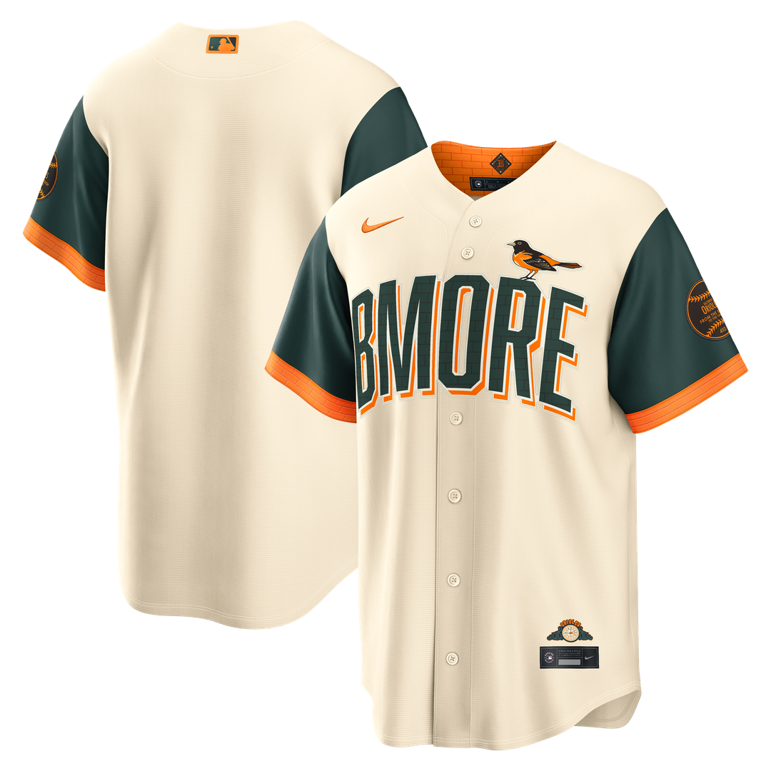 Baltimore Orioles Nike 2026 City Connect Stadium Jersey - Cream