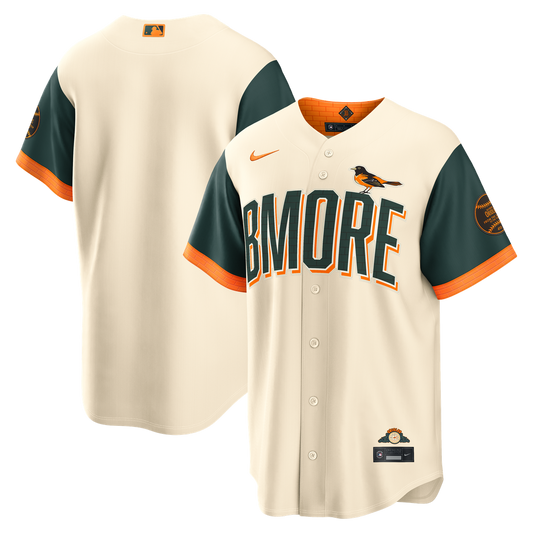 Baltimore Orioles Nike 2026 City Connect Stadium Jersey - Cream
