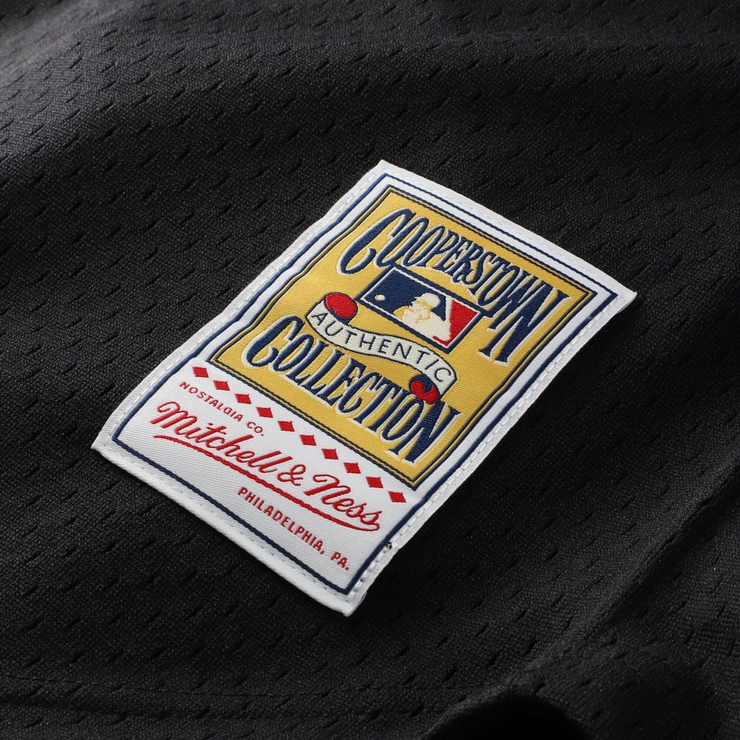 Ken Griffey Jr. Cincinnati Reds Mitchell & Ness Big & Tall Cooperstown Mesh Batting Practice Jersey - Black