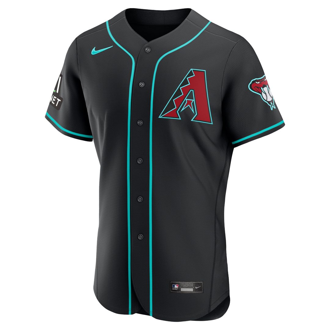 Arizona Diamondbacks Nike Alternate Authentic Jersey - Black