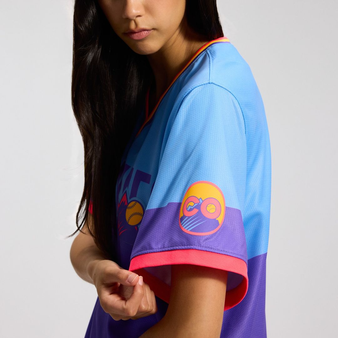 Colorado Rockies Nike Women's 2025 City Connect Limited Jersey - Purple/Light Blue