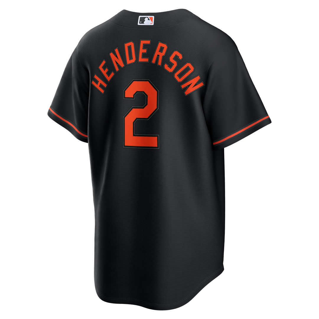 Gunnar Henderson Baltimore Orioles Nike Alternate Replica Jersey - Black