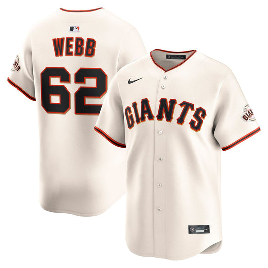 Logan Webb San Francisco Giants Nike Home Limited Player Jersey - Cream