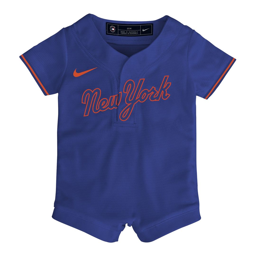 New York Mets Nike Infant Home Replica Romper Jersey - White