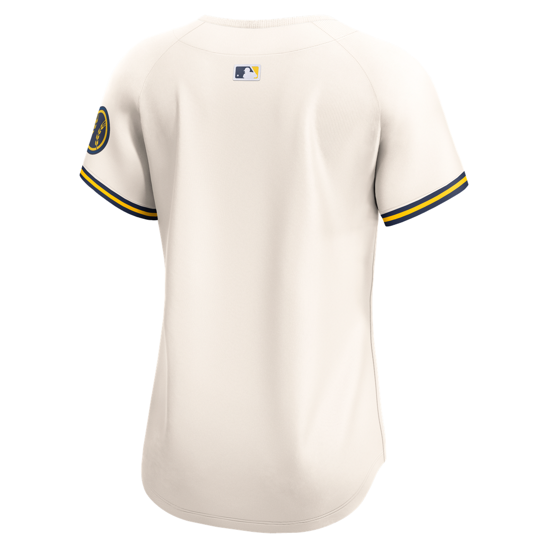 Milwaukee Brewers Nike Women's Home Limited Jersey - Cream