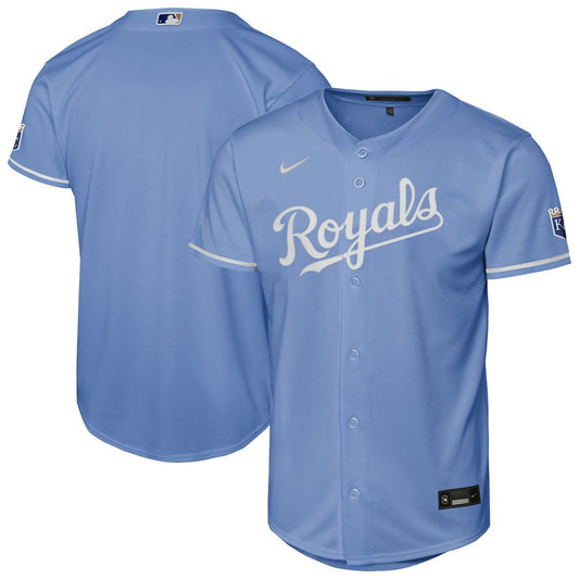 Kansas City Royals Nike Youth Alternate Stadium Jersey - Light Blue