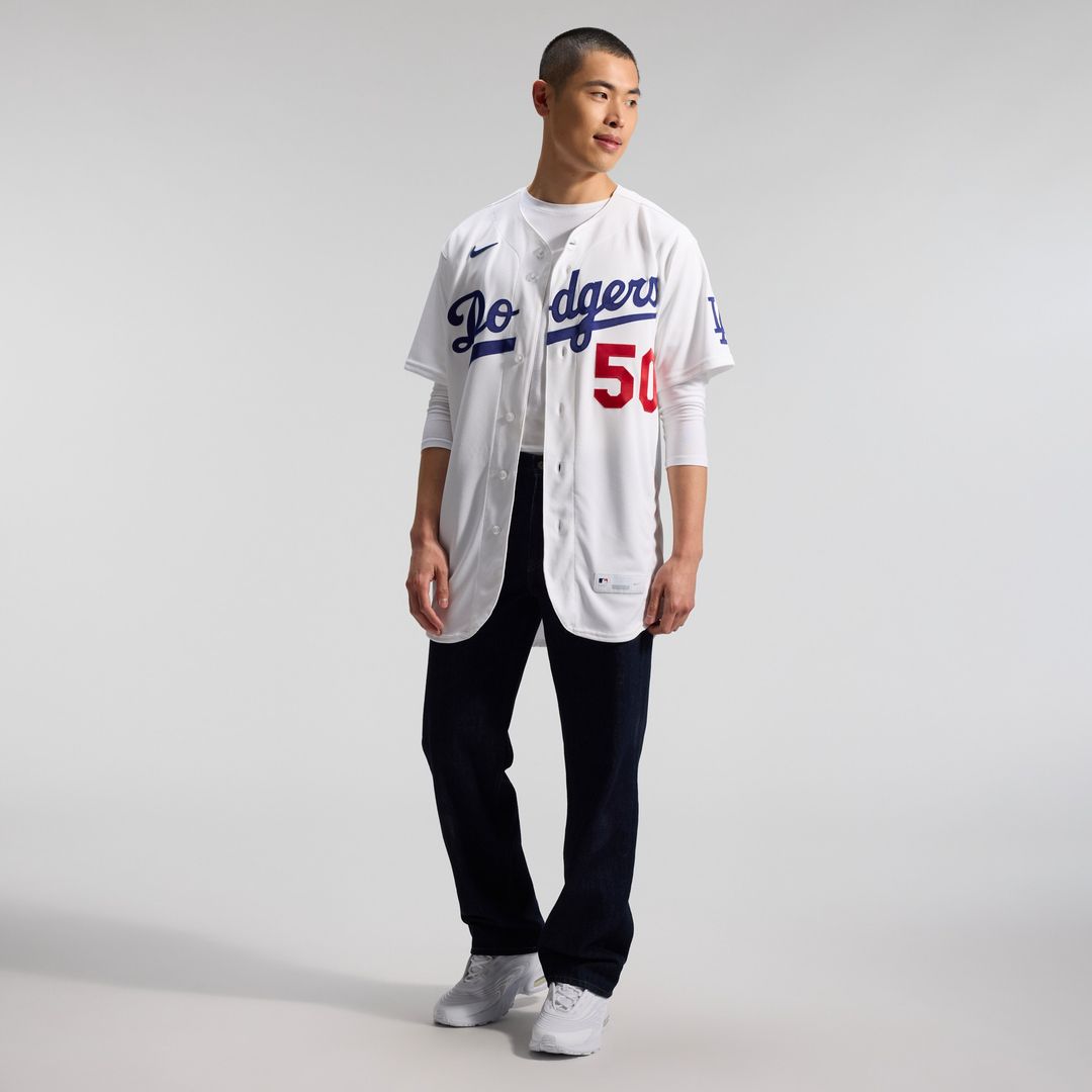 Mookie Betts Los Angeles Dodgers Nike Home Authentic Jersey - White