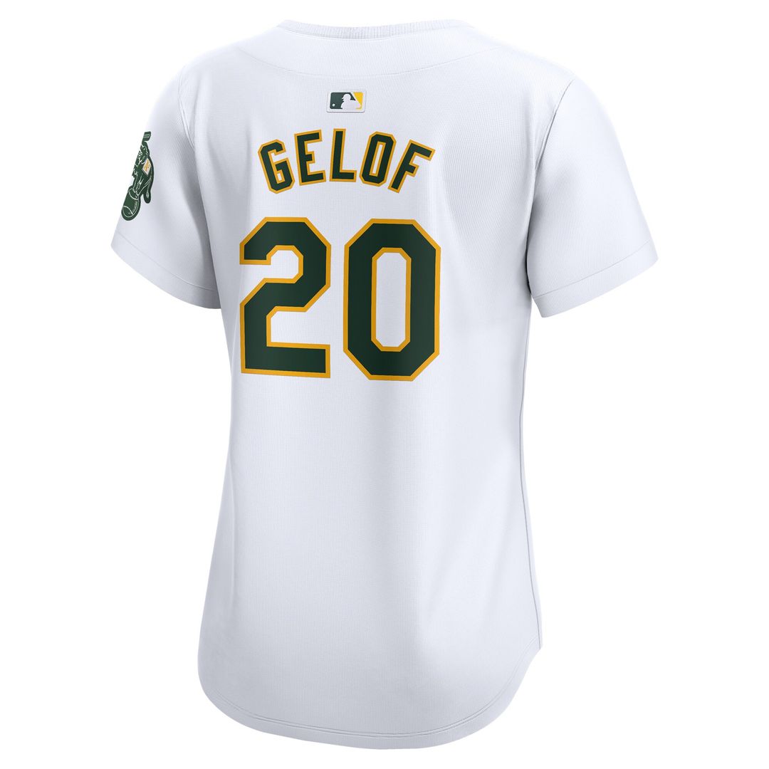 Zack Gelof Athletics Nike Women's Home Limited Player Jersey – White