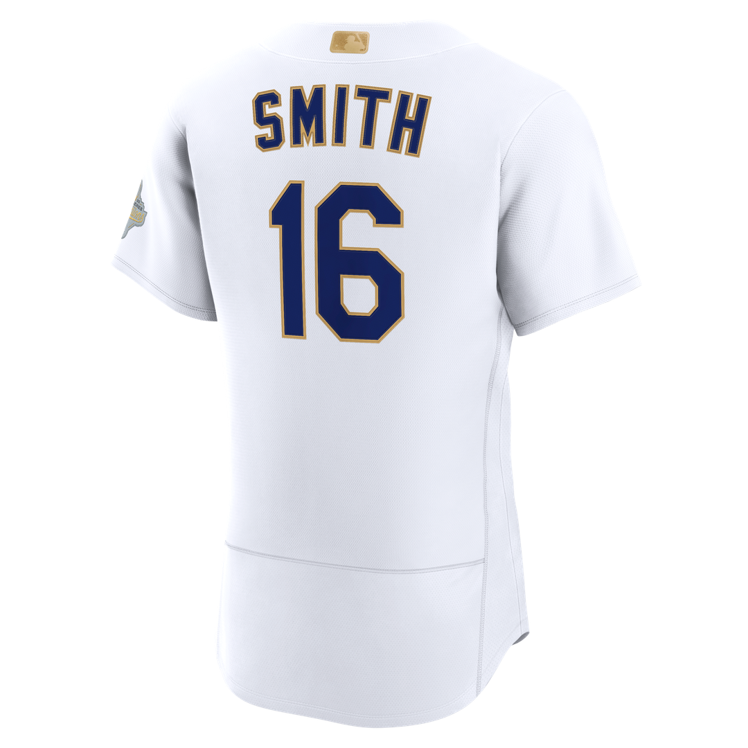 Will Smith Los Angeles Dodgers Nike 2026 Gold Collection Authentic Jersey - White