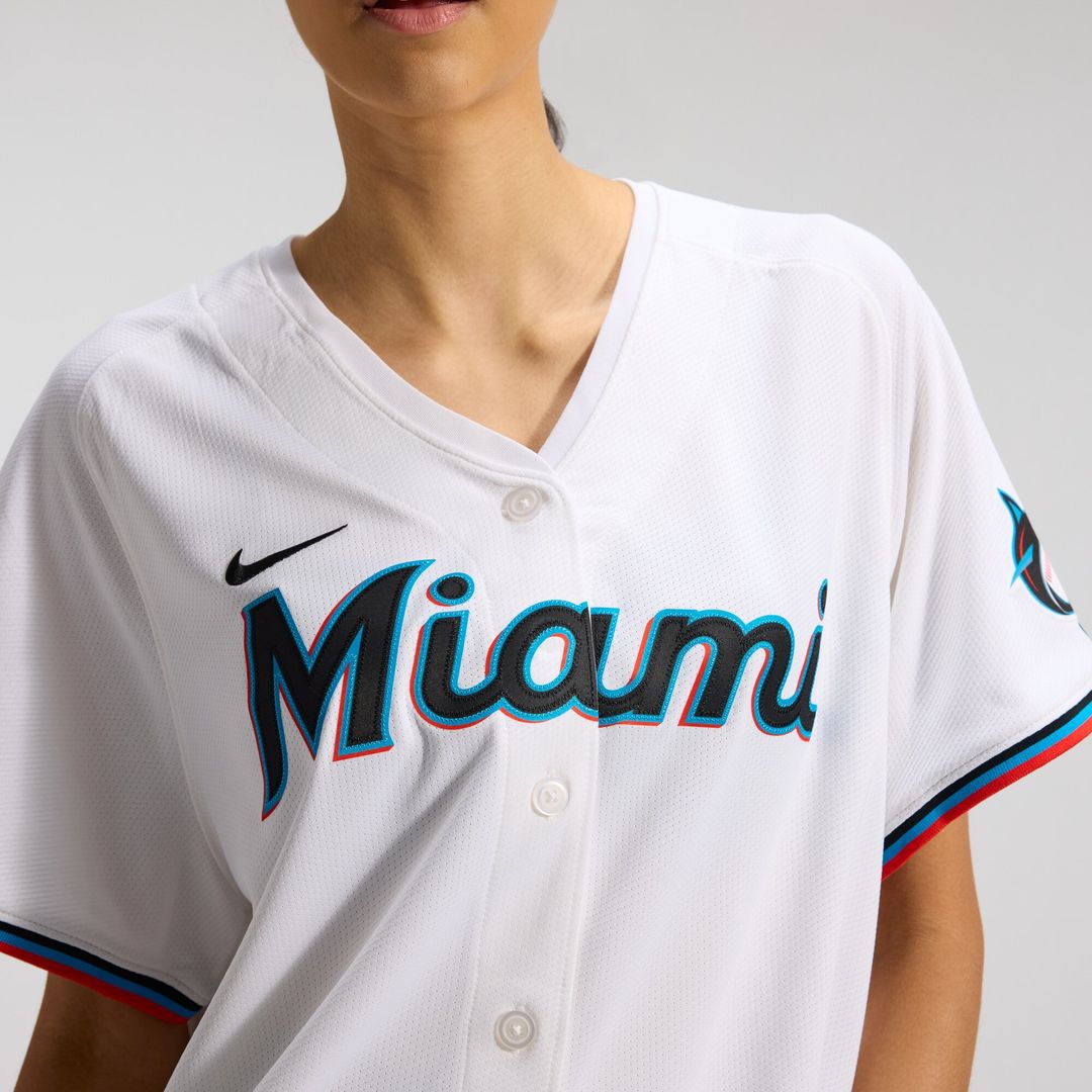 Sandy Alcantara Miami Marlins Nike Women's Home Limited Player Jersey – White