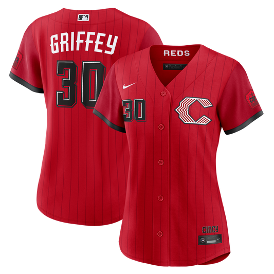 Ken Griffey Jr. Cincinnati Reds Nike Women's 2026 City Connect Stadium Jersey - Red