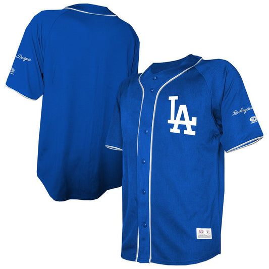 Los Angeles Dodgers Stitches Team Color Full-Button Fashion Jersey - Royal