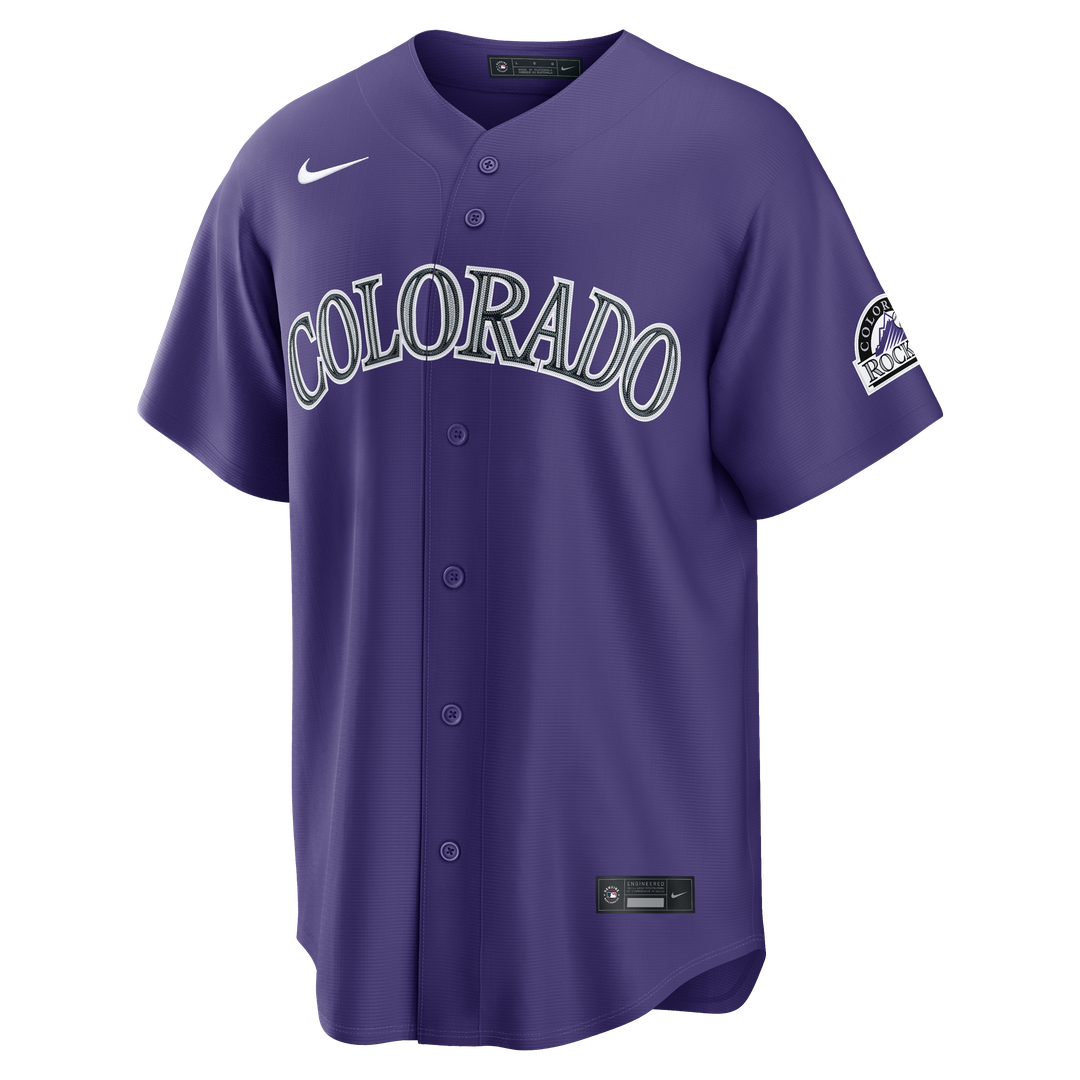 Colorado Rockies Nike  Alternate Stadium Jersey - Purple