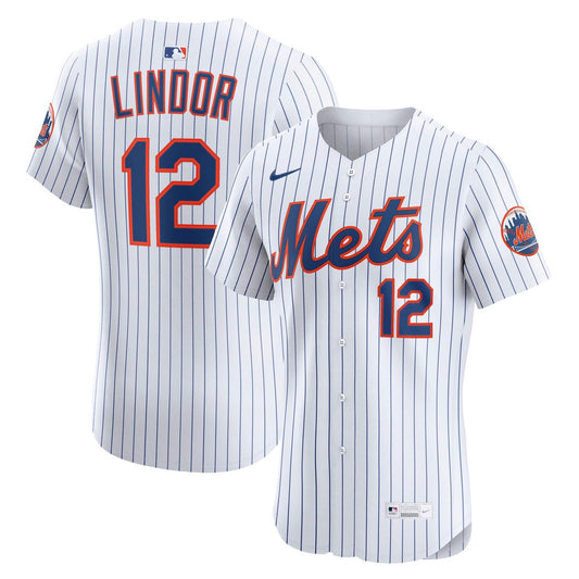 Francisco Lindor New York Mets Nike Home Elite Player Jersey - White