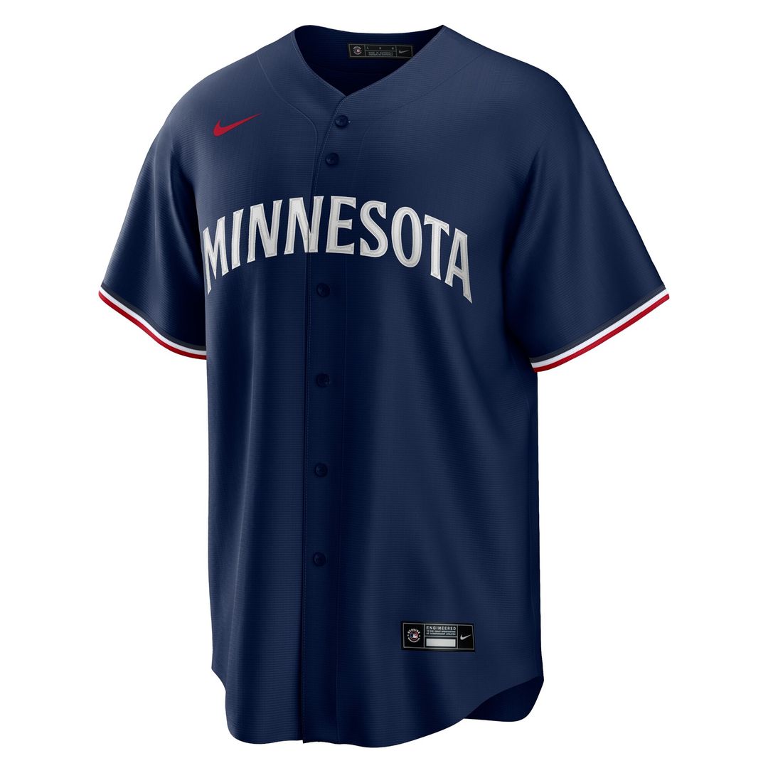 Minnesota Twins Nike Road Replica Team Jersey - Gray