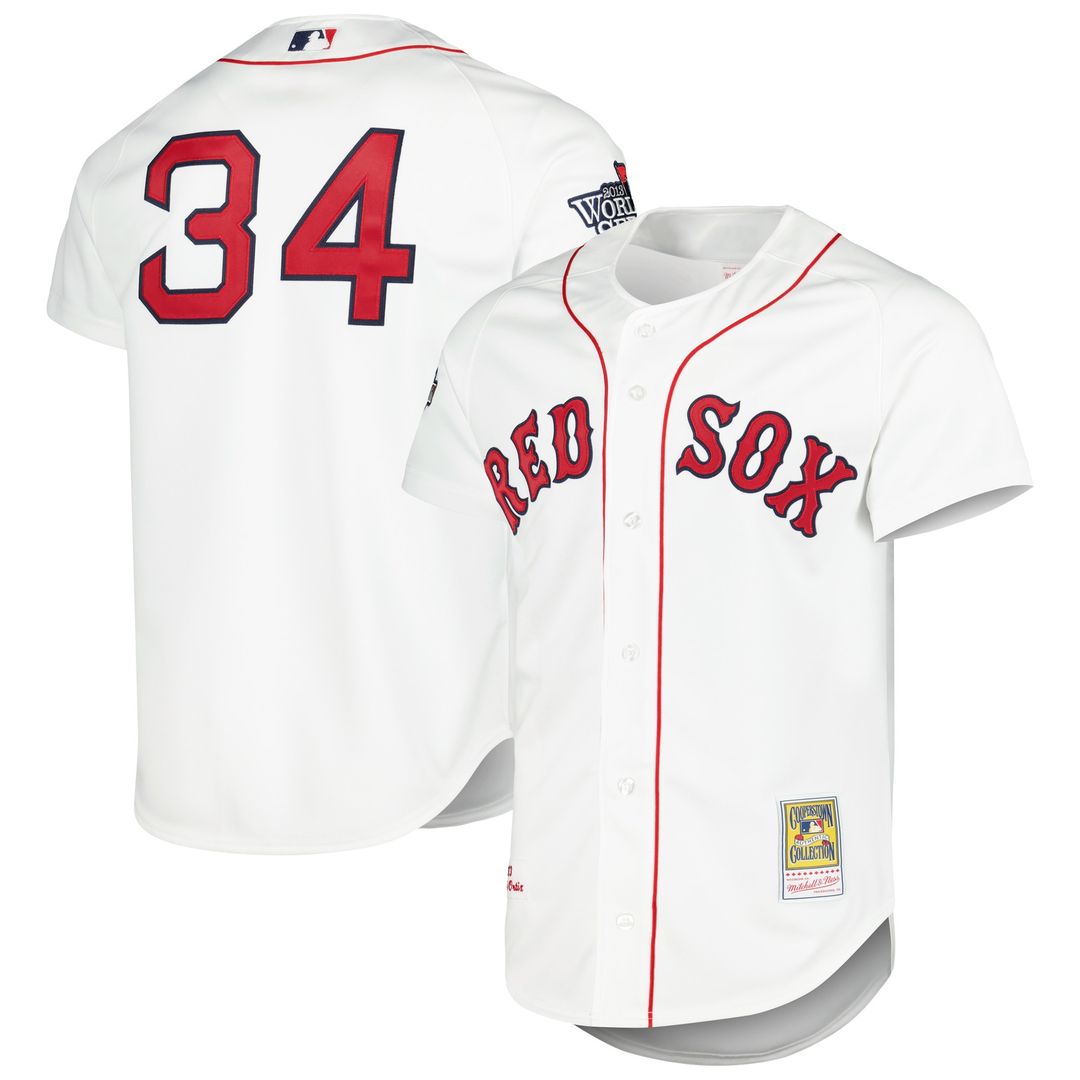 David Ortiz Boston Red Sox Mitchell & Ness Cooperstown Collection Authentic Jersey - White