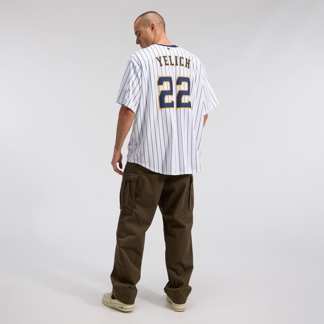 Christian Yelich Milwaukee Brewers Nike Alternate Replica Player Jersey - White