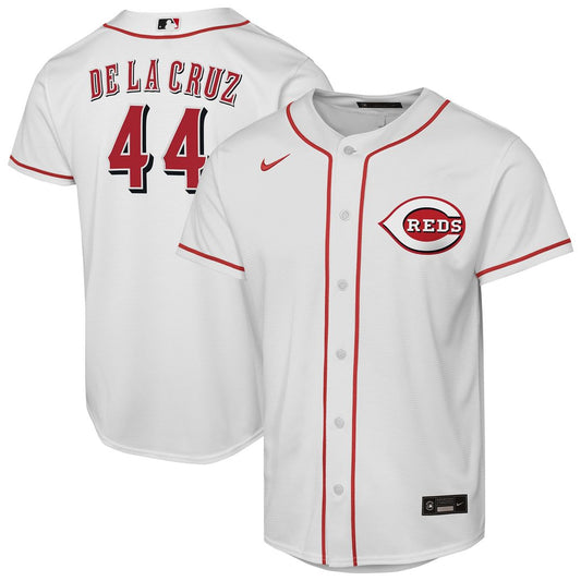 Elly De La Cruz Cincinnati Reds Nike Youth Home Replica Player Jersey - White