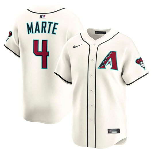 Ketel Marte Arizona Diamondbacks Nike Home Limited Player Jersey - Cream