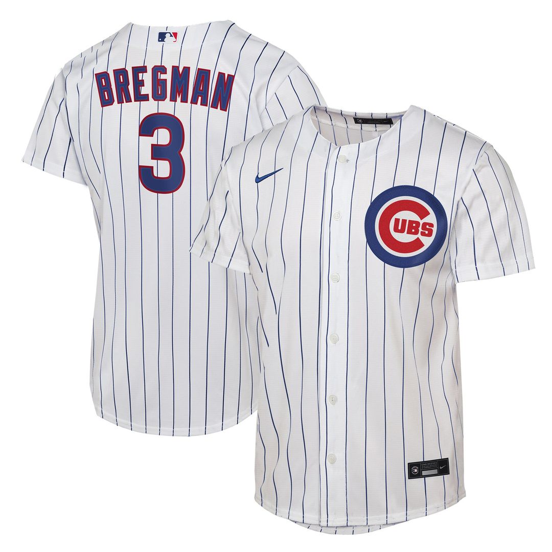 Alex Bregman Chicago Cubs Nike Youth Home Replica Jersey - White