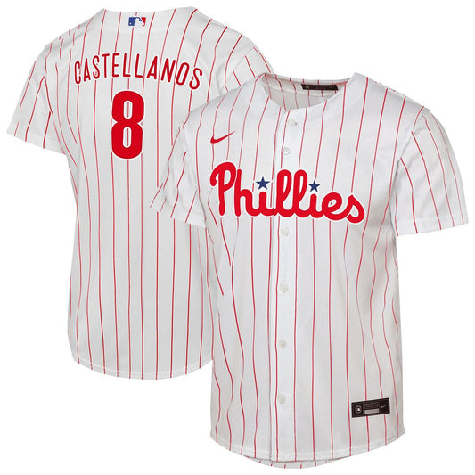 Nick Castellanos Philadelphia Phillies Nike Youth Home Replica Player Jersey - White