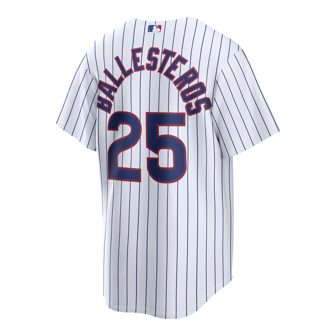 Moisés Ballesteros Chicago Cubs Nike Home Replica Jersey - White