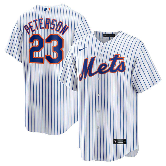David Peterson New York Mets Nike Home Replica Jersey - White