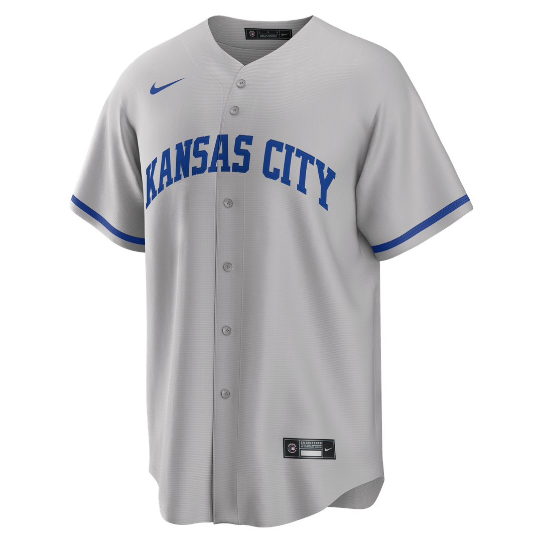 Bobby Witt Jr. Kansas City Royals Nike Road Replica Jersey - Gray