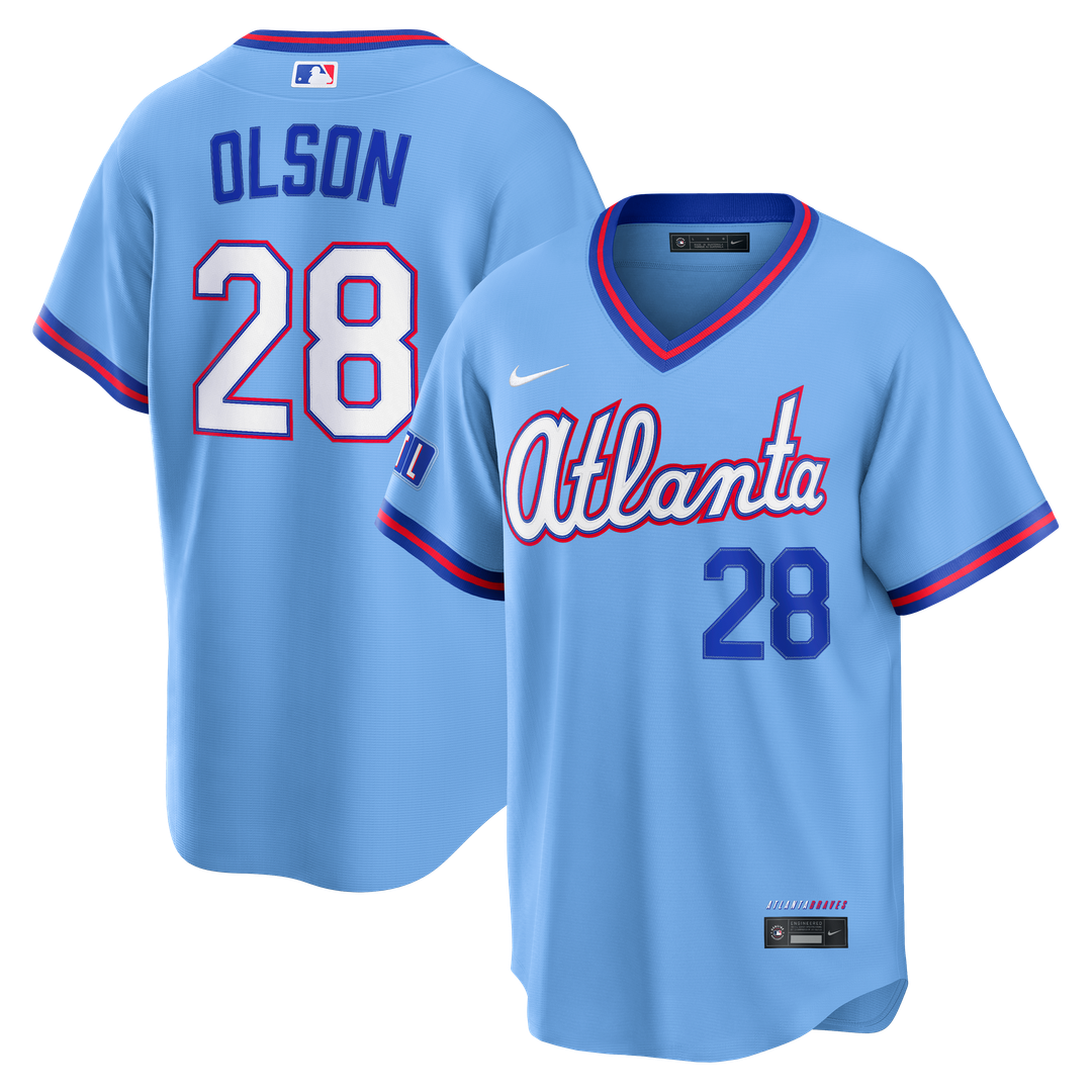 Matt Olson Atlanta Braves Nike 2026 City Connect Stadium Jersey - Powder Blue