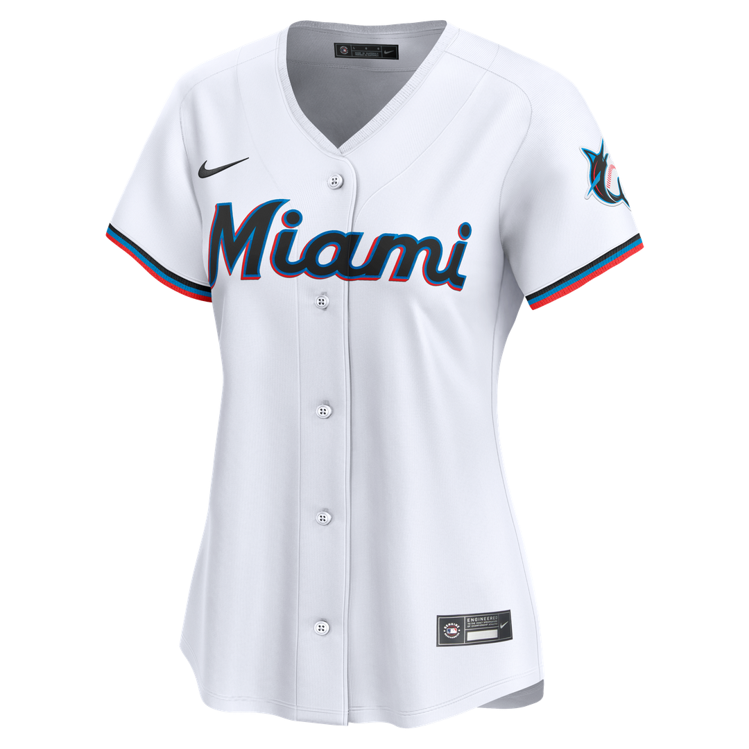 Sandy Alcantara Miami Marlins Nike Women's Home Limited Player Jersey – White